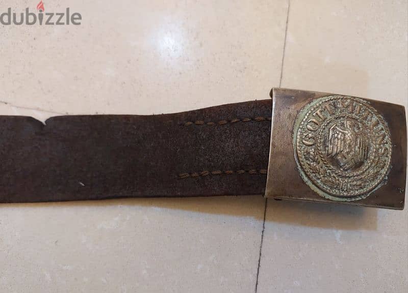 German Nazi Leather belt for the SA solidier  in world war Two WW II 4