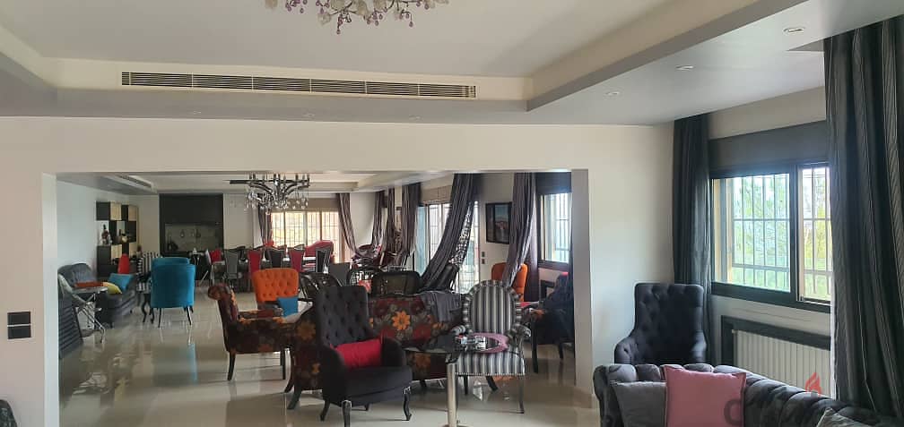 Furnished 450m2 apartment+40m2 garden+380m2 terrace for sale in Bsalim 3
