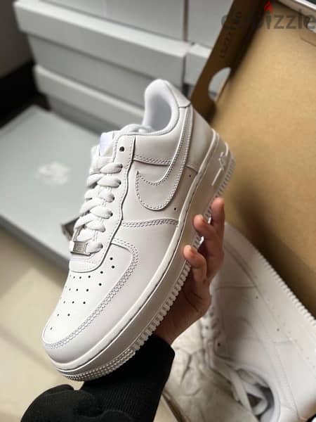 Nike Louis Vuitton Air Force 1 Low Virgil Abloh - White/White Shoes - Size 7 - White / White