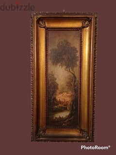 Late 19th. century Italian oil painting on red copper by Belli