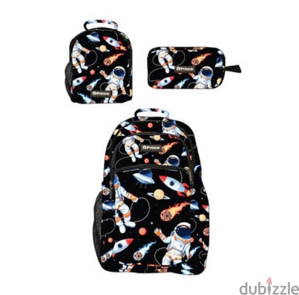 3 pcs Prime School bags back to school offer 4