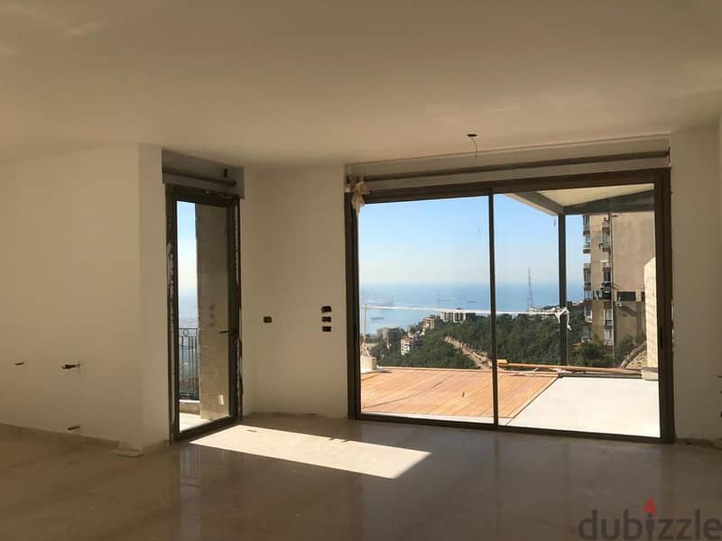 385m2 duplex apartment+terrace having open sea view for sale in Biyada 1