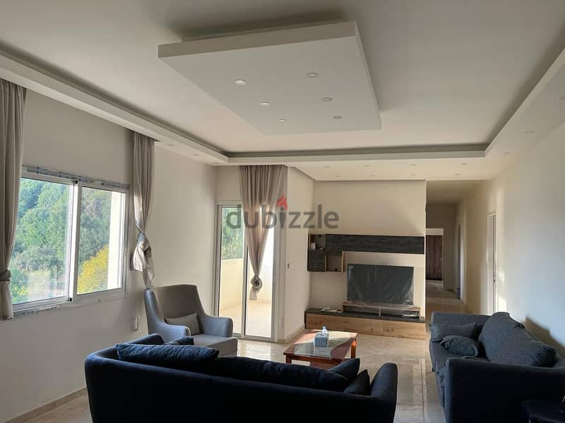 Decorated 165m2 apartment having mountain/sea view for sale in Koubba 1