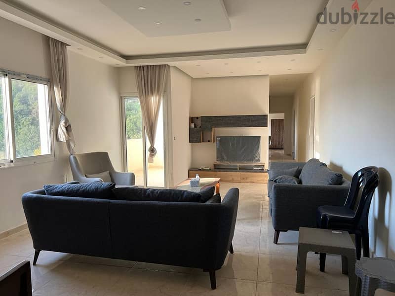 Decorated 165m2 apartment having mountain/sea view for sale in Koubba 11