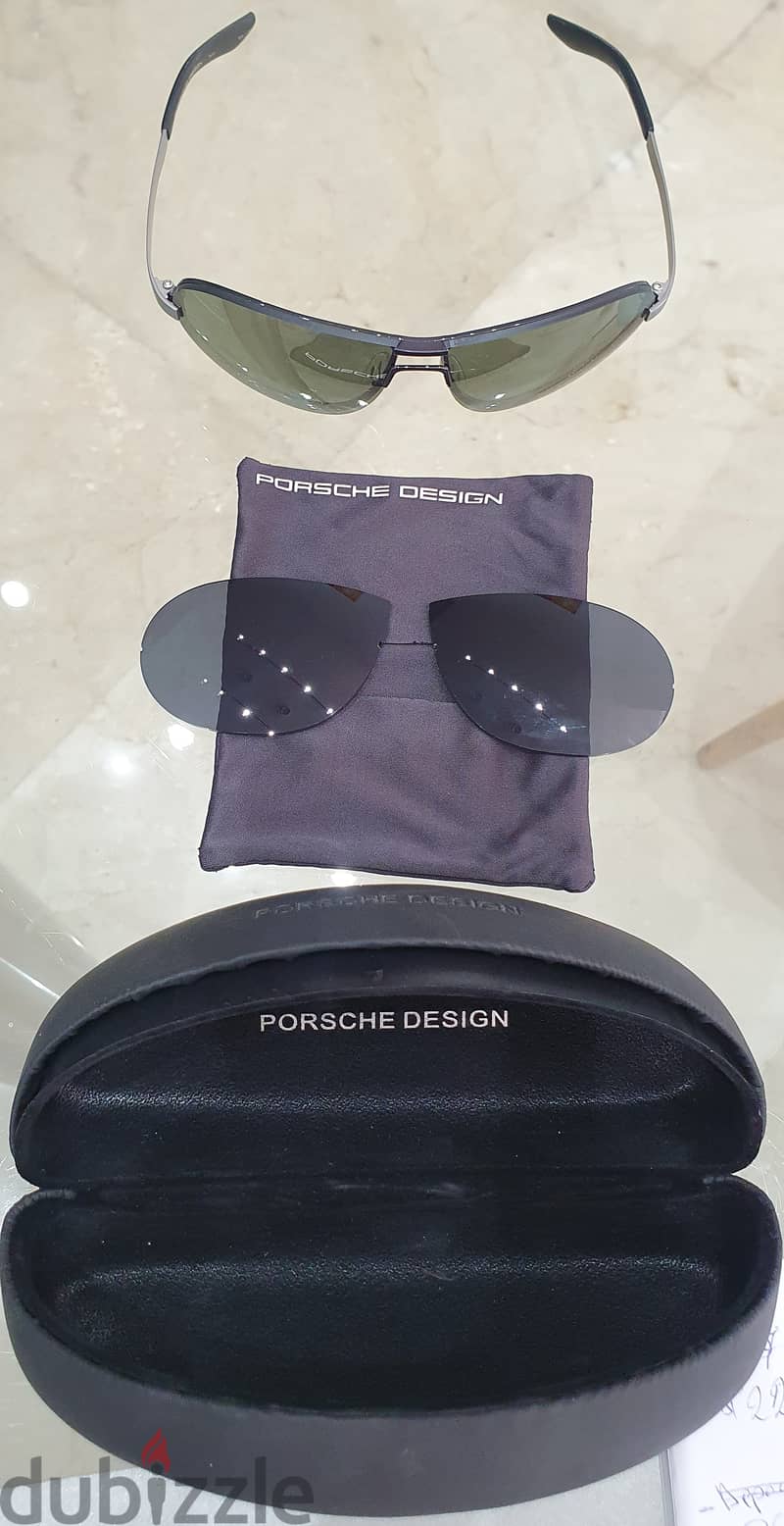 PORSCHE DESIGN Sunglasses with 2 colors exchangeable lenses 4