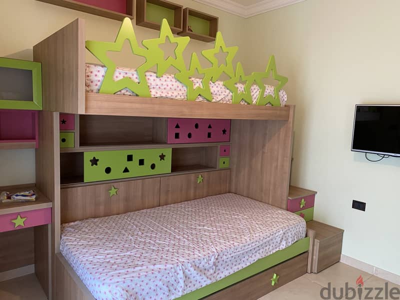 Kids Bedroom-3 Beds 1