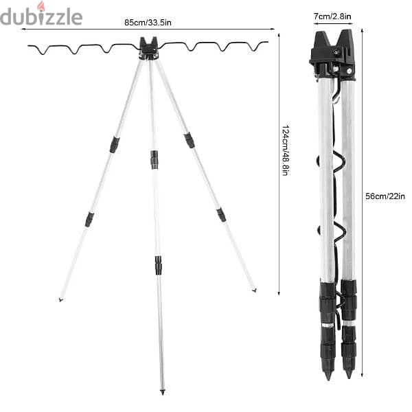 aluminium fishing tripod 4