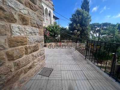 Traditional old house with terrace for rent in Broummana!