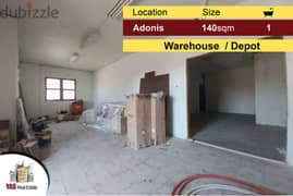 Adonis 140m2 | Warehouse | Well Maintained | Rent | Ideal Location |IV