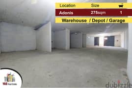Adonis 275m2 | Warehouse / Depot / Garage | Well Maintained | Rent |IV