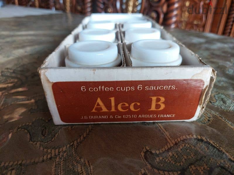 Coffee Cups - Saucers ( 6 ) فناجين قهوة مع صحف 9