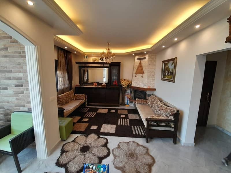110 Sqm | Fully Furnished Aprtment  For Sale In Mansourieh 2