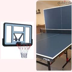 2 items (Stiga table tennis + plexi board) 0