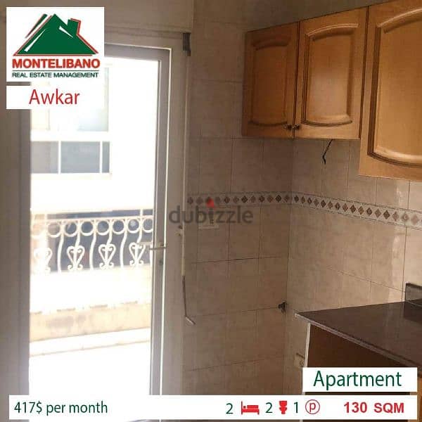 Apartment for rent in Awkar!! 2