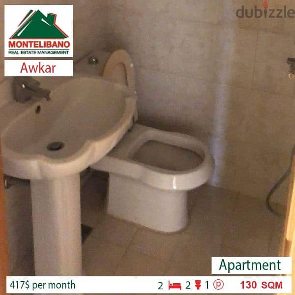 Apartment for rent in Awkar!! 5