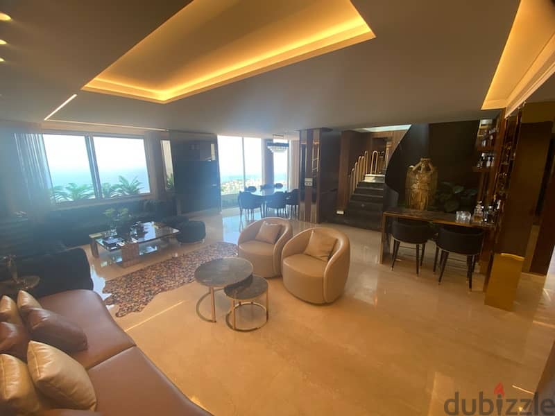 luxurious duplex for sale rabweh with terrace and panoramic view maten 15