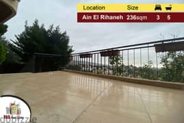 Ain El Rihaneh 236m2 + 236m2 Terrace | High-end | Prime Location | EL