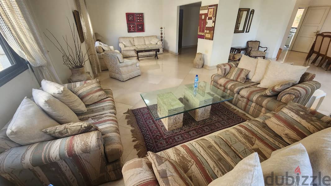 Decorated furnished 285 m2 apartment for rent in Brazilia, Baabda 1