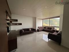 Decorated furnished 105m2 app+mountain/sea view for sale in Maaysra