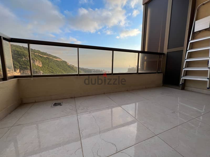 Decorated furnished 105m2 app+mountain/sea view for sale in Maaysra 9