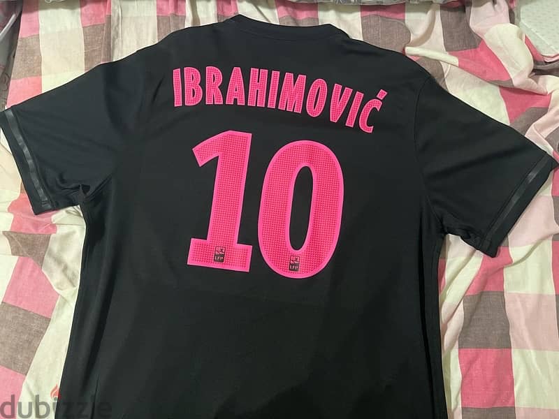 psg nike ibrahimović black edition jersey 4