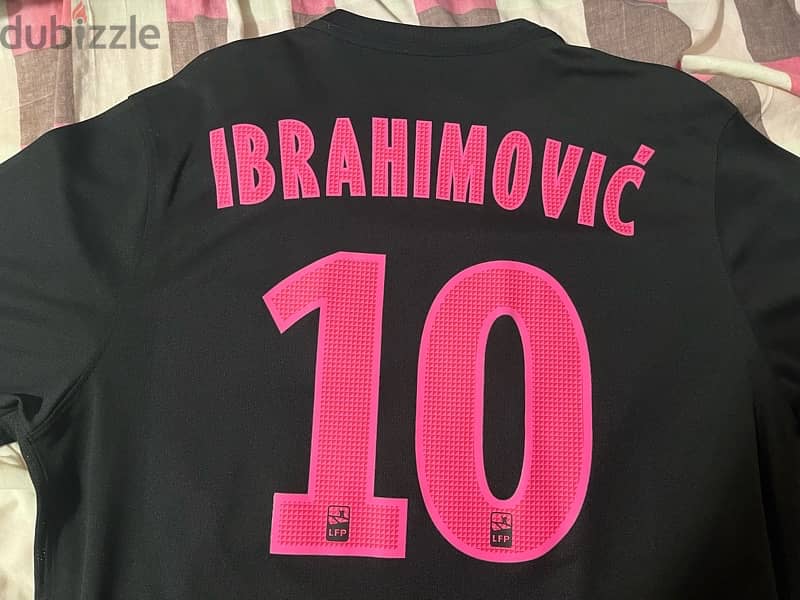 psg nike ibrahimović black edition jersey 5