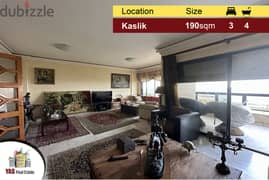 Kaslik 190m2 | Luxury Apartment | Ideal Location | Sea View | K 0