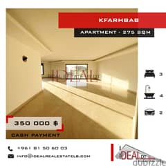 Apartment for sale in kfarhbab 275 SQM REF#CE1055 0