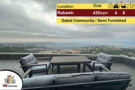 Rabweh 420m2 | Duplex | High End | View | Semi Furnished | MJ