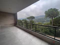 Brand new apartment with a big terrace for sale in Baabdat