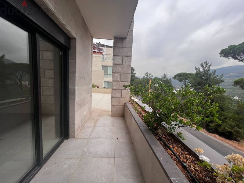 Brand new apartment with a big terrace for sale in Baabdat 3