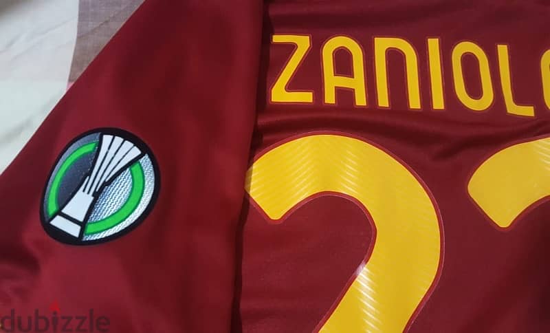 zaniolo 22 ac roma newbalance jersey 2022 2