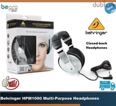 Behringer HPM1000 Multi-Purpose Headphones Studio 0