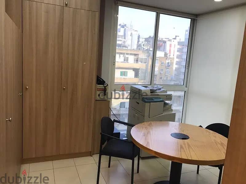 170 Sqm | Fully furnished Office for rent in Adliyeh العدلية 2