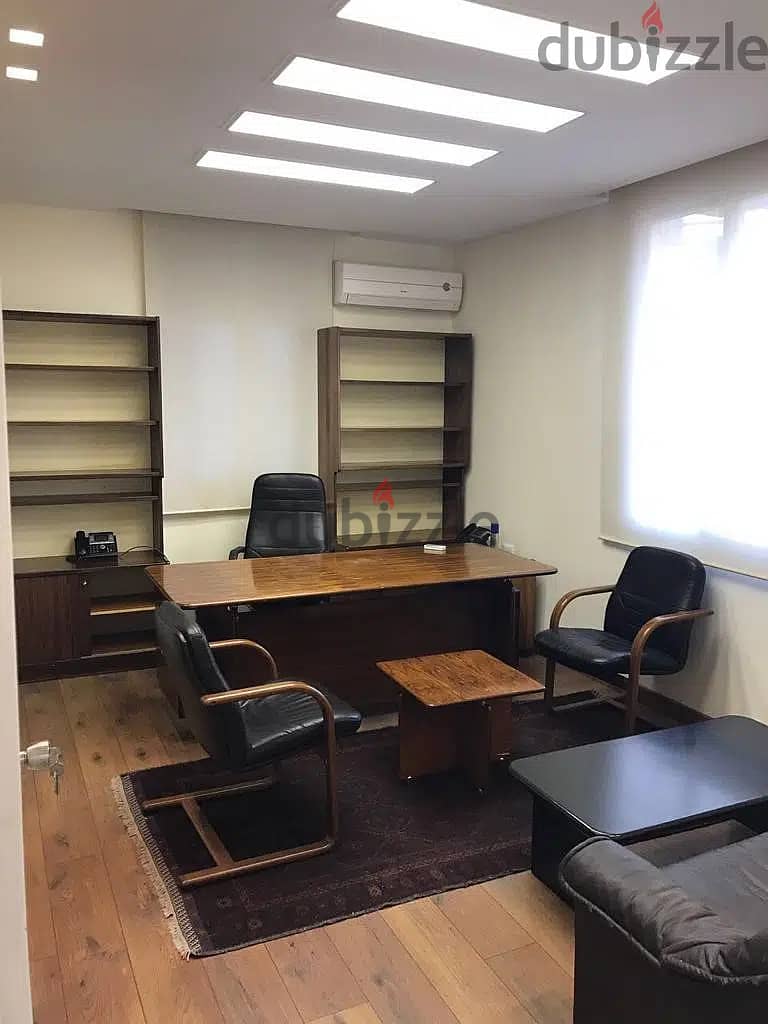 170 Sqm | Fully furnished Office for rent in Adliyeh العدلية 3