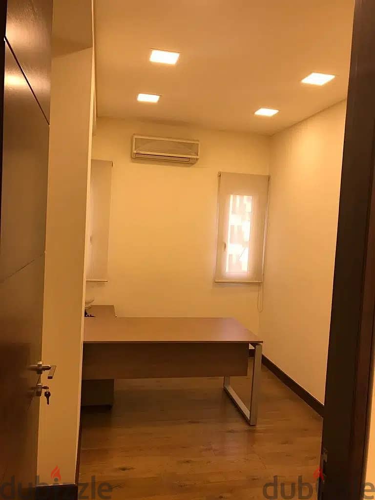 170 Sqm | Fully furnished Office for rent in Adliyeh العدلية 5