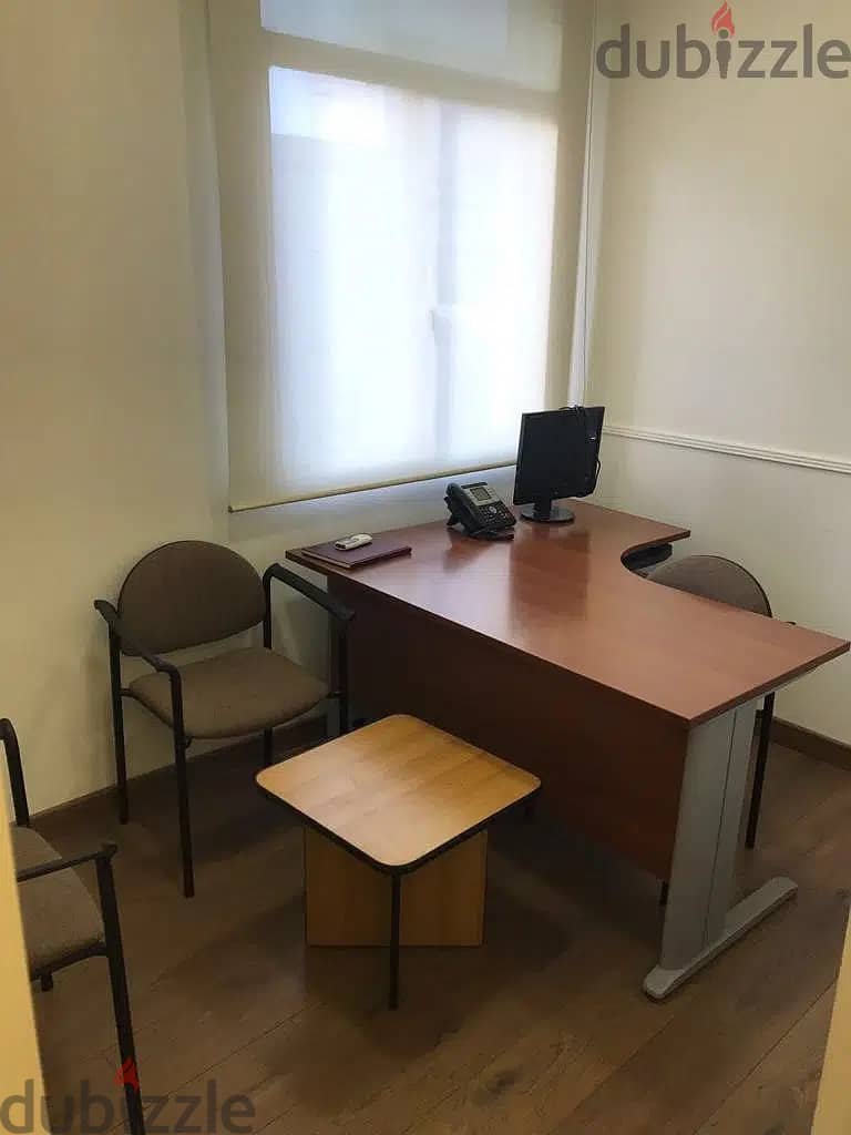 170 Sqm | Fully furnished Office for rent in Adliyeh العدلية 9