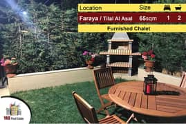 Faraya / Tilal Al Asal 65m2 + 40m2 Garden | Duplex Chalet | Furnished 0