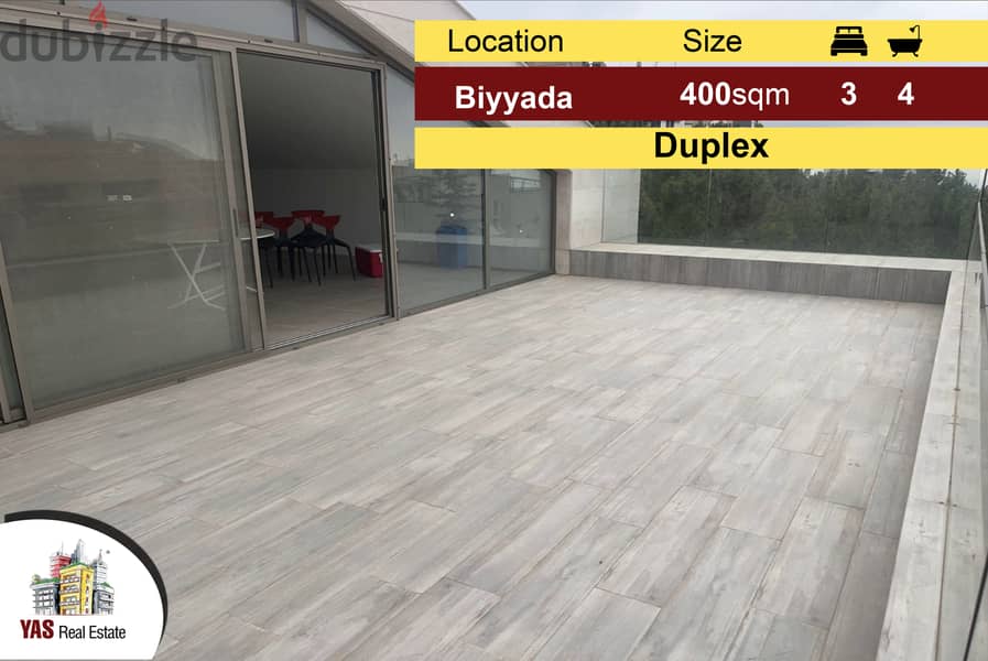 Biyyada 400m2 + 40m2 terrace | Duplex | Open View | Luxury | MJ 0