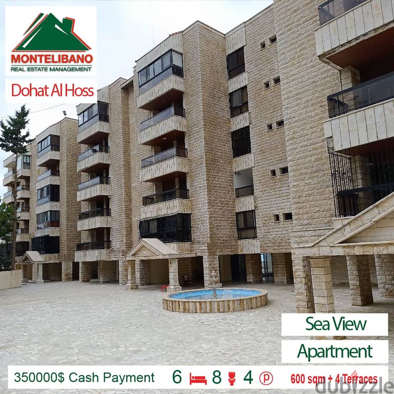 350000$ Cash Payment!!! Apartment for sale in Dohat Al Hoss!!! 1