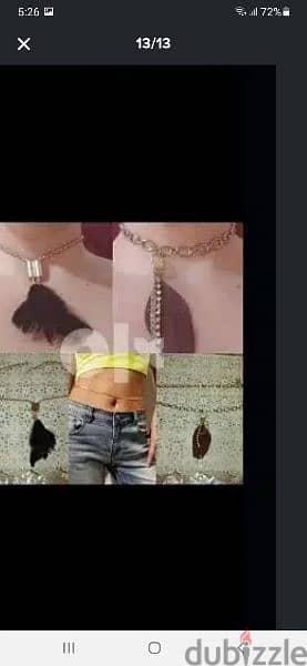 belly belt or necklace 2 styles 3