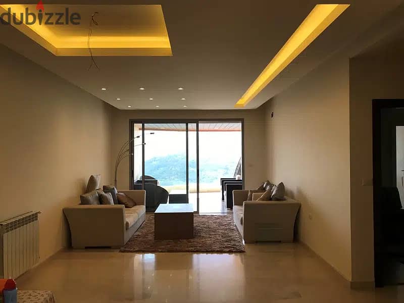 170 Sqm| Fully Decorated  Apartment Beit Meri| Panoramic mountain view 1