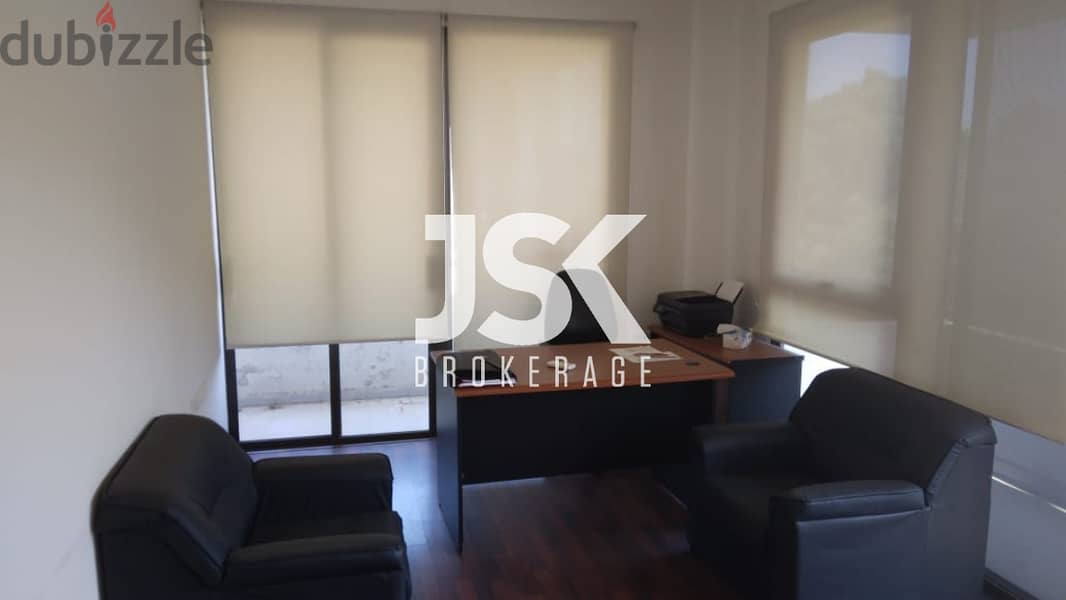 L12755-Furnished Office For Rent in Aoukar 0