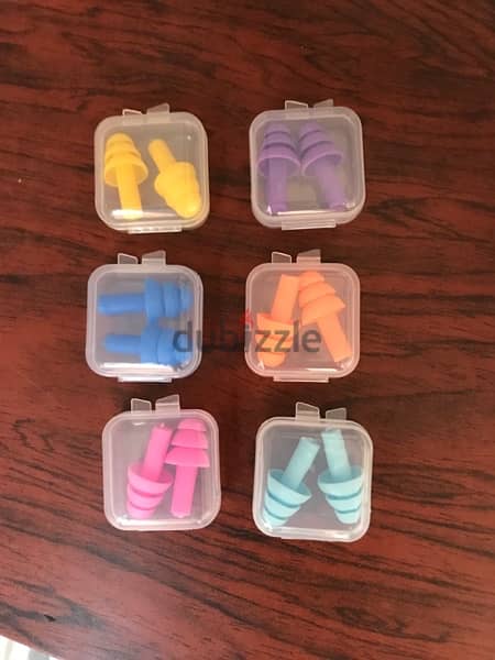 Earplugs Per Piece Silicone Reusable Waterproof Hearing Protection 0