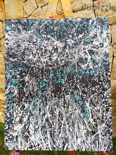 Jackson Pollock style art