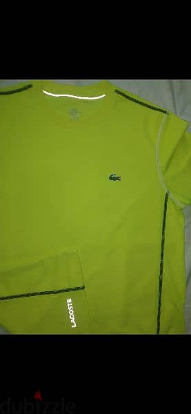 authentic tshirt reflective lacoste S to xxL 3