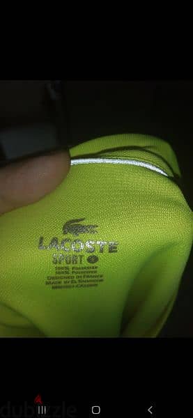 authentic tshirt reflective lacoste S to xxL 5