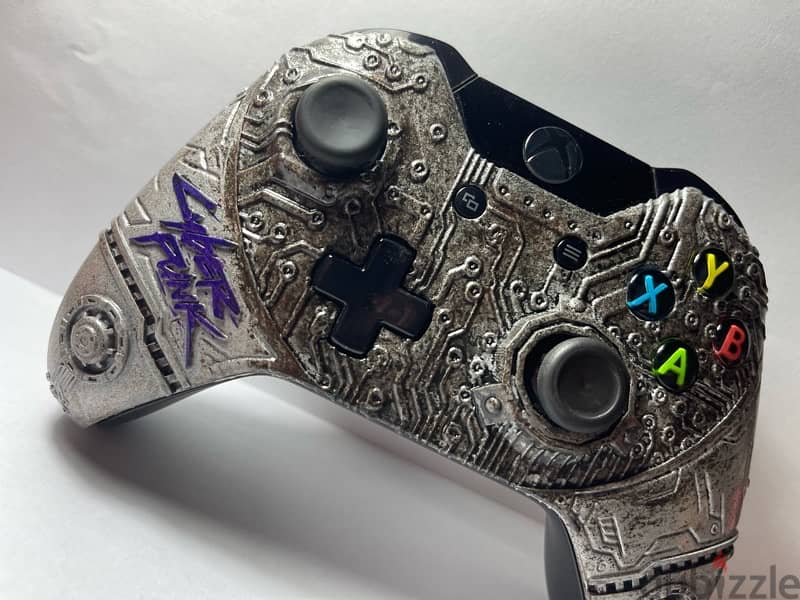 Custom Cyber Punk Themed Xbox One Controller 3