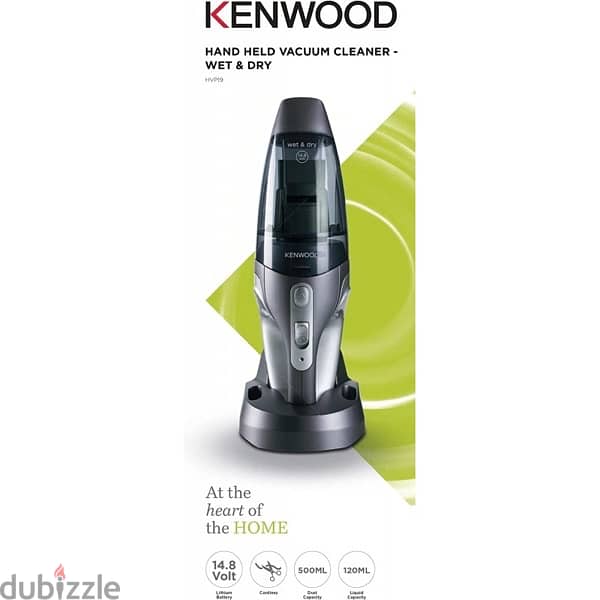 Kenwood, Wet & Dry Cordless Handheld Vacuum Cleaner, 14.8V, Grey 2