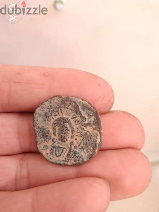 Jesus Christ King of the Kings Bronze coin year 1028 AD 0